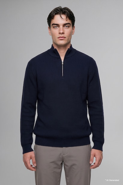 High Neck Pullover