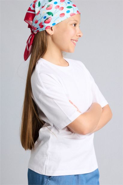 Regular Fit Kısa Kollu Tişört Kız Çocuk