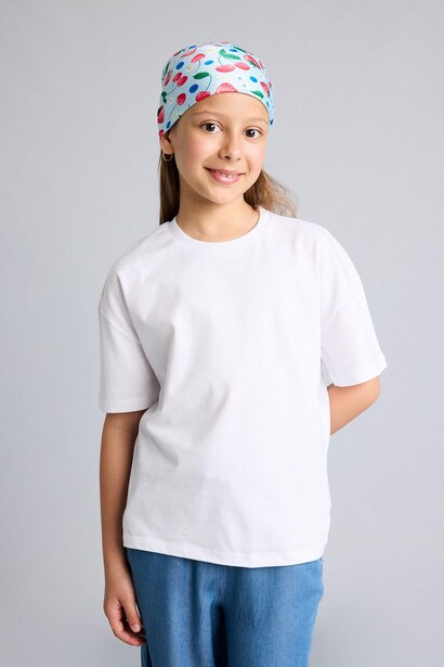 Girl Regular Fit Short Sleeve White T-Shirt