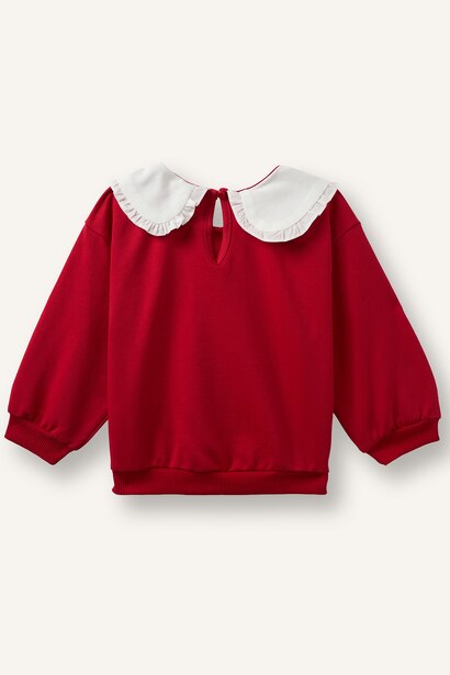 Minnie Baskılı Sweatshirt Kız Bebek