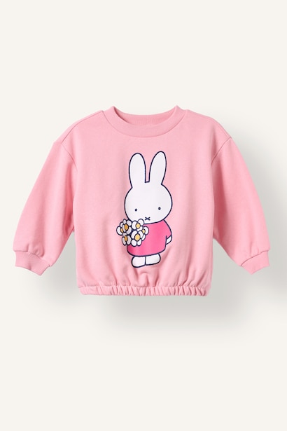Miffy Regular Fıt Kalın Sweatshirt Kız Bebek