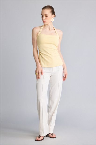 Slim Fit Halter Yaka Atlet