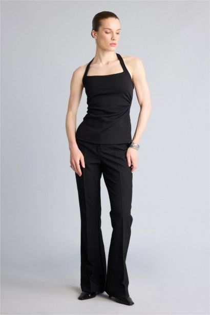 Slim Fit Halter Yaka Atlet