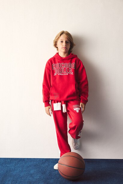 Regular Fit Chicago Bulls Licensed Trousers