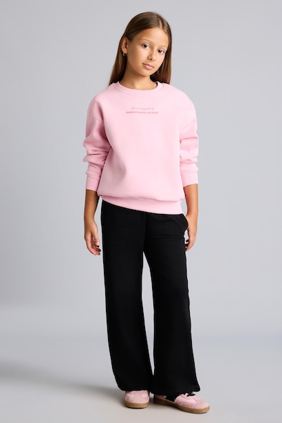 Wide Leg Eşofman Altı Kız Çocuk