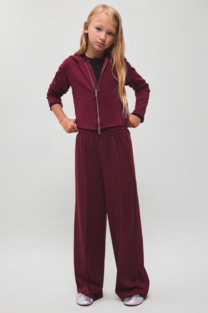 Wide Leg Modal Eşofman Altı Kız Çocuk
