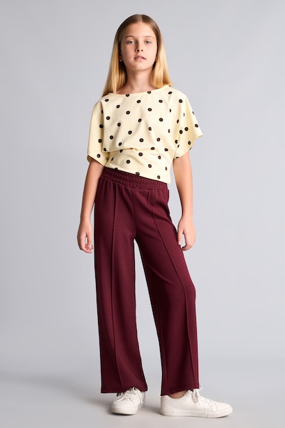 Wide Leg Modal Pantolon Kız Çocuk