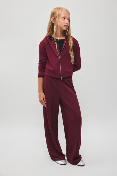 Wide Leg Modal Eşofman Altı Kız Çocuk