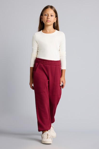 Yama Cepli Jogger Pantolon Kız Çocuk