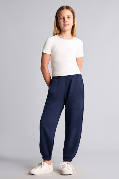 Yama Cepli Jogger Pantolon Kız Çocuk