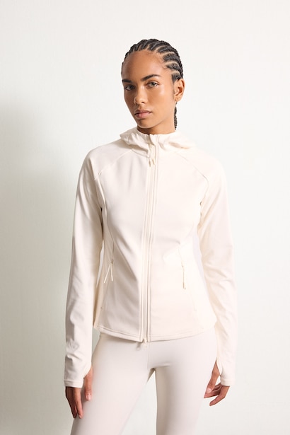 Slim Fit Hooded Sports Cardigan