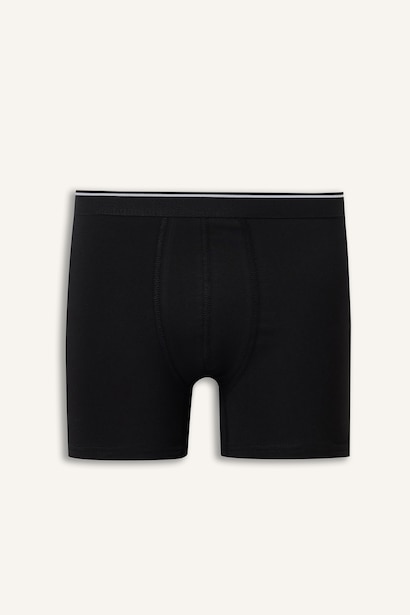 Regular Fit Ekose Desenli 3'lü Boxer