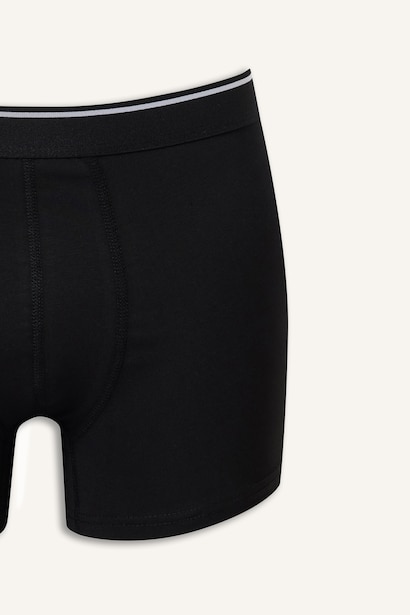 Regular Fit Ekose Desenli 3'lü Boxer