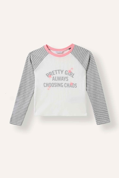Slogan Long Sleeve T-Shirt