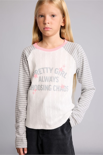 Slogan Long Sleeve T-Shirt