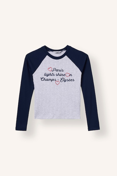Slogan Long Sleeve T-Shirt
