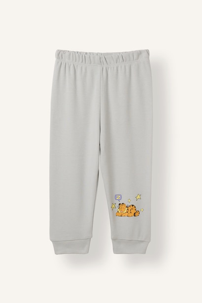 Man 2 piece Regular Fit Crew Neck Garfield Knitted Pyjamas