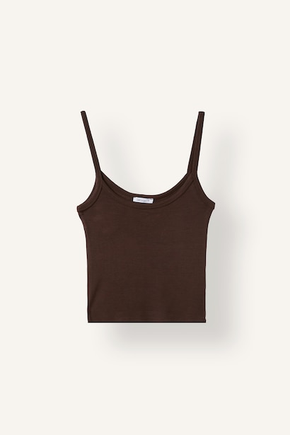 Slim Fit Camisole U Collar Tank Top