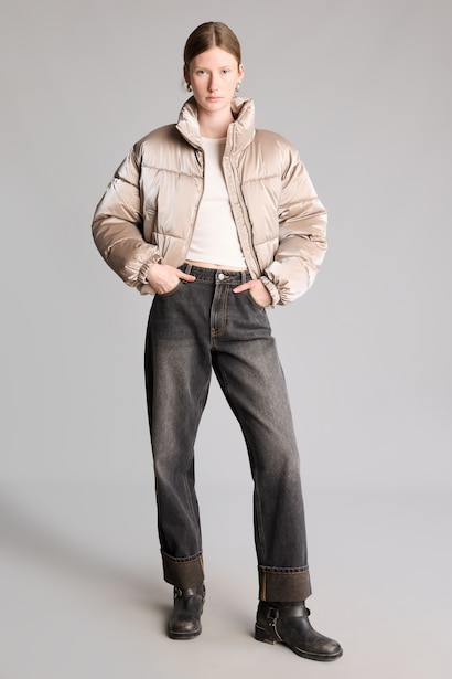 Regular Fit Şişme Mont