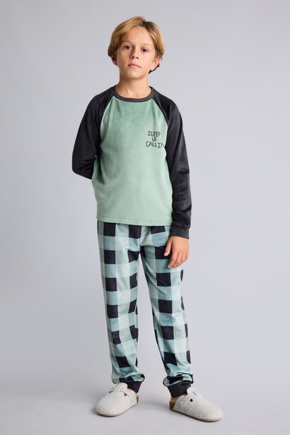 2 piece Regular Fit Knitted Pyjamas