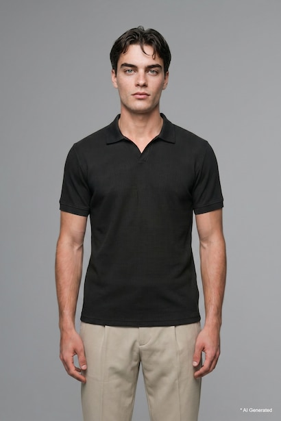 Regular Fit Short Sleeve Polo T-Shirt