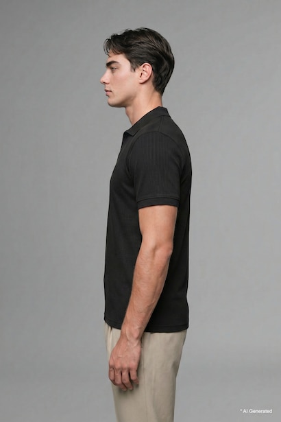 Regular Fit Short Sleeve Polo T-Shirt