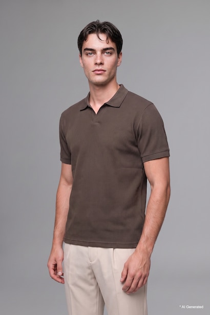 Regular Fit Short Sleeve Polo T-Shirt