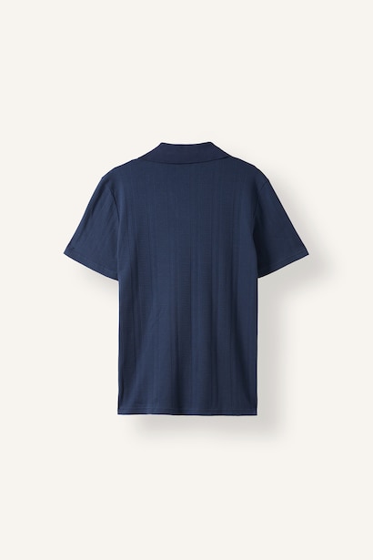Düğmesiz Basic Polo Tişört