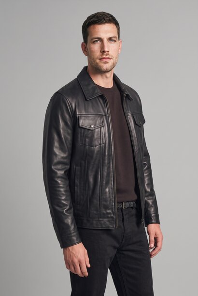 Zipper Faux Leather Jacket