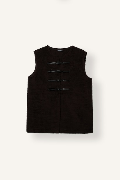 Regular Fit Kolsuz Pelüş Basic Hırka