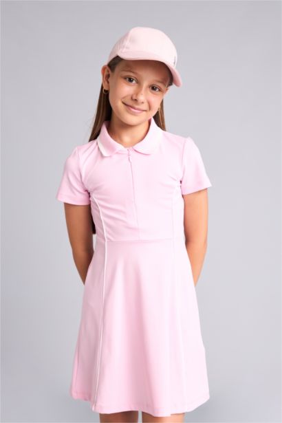 Short Sleeve Knitted Dress