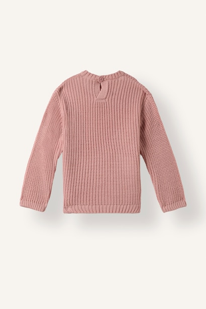 Baby Girl Regular Fit Embroidered Crew Neck Pullover