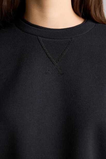 Relax Fit Thick Sweatshirt Fabric Sweatshirt