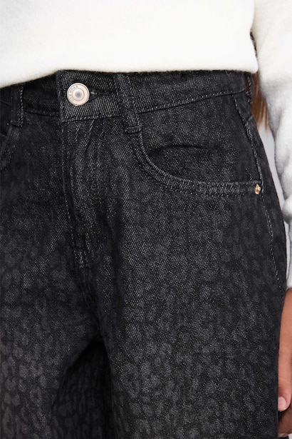 Wide Leg Jean Pantolon Kız Çocuk