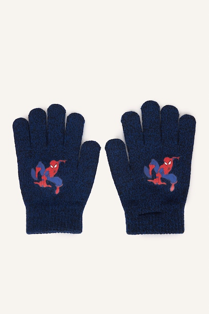 Marvel Spiderman Baskılı Eldiven Erkek Çocuk