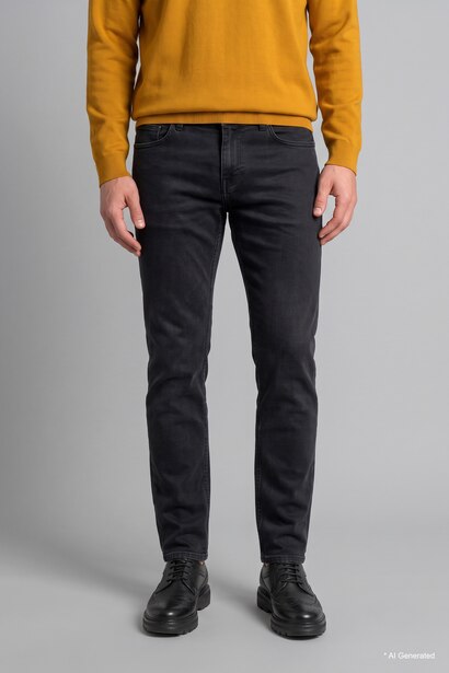 Pedro Slim Fit Regular Waist Slim Leg Jeans