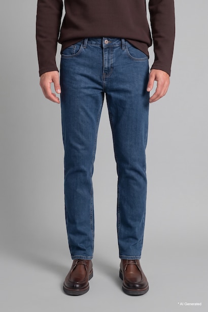 Pedro Slim Fit Regular Waist Slim Leg Jeans