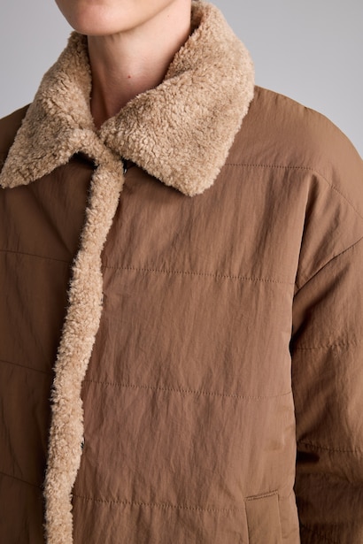 Snap Puffer Jacket