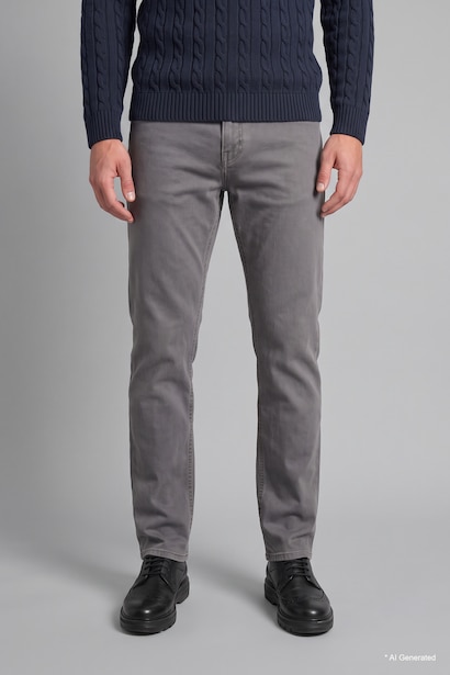 Sergio Regular Fit Mid Waist Straight Leg Jeans