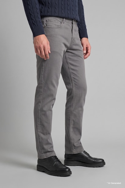 Sergio Regular Fit Mid Waist Straight Leg Jeans