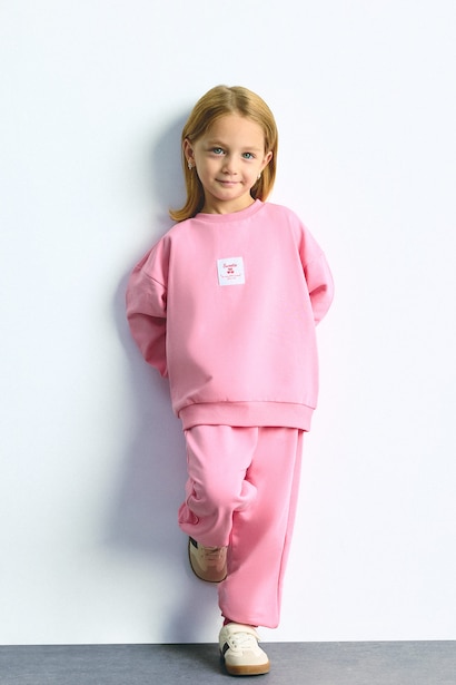 Baby Girl 100% Cotton Long Sleeve Top and Bottom 2-Piece Set