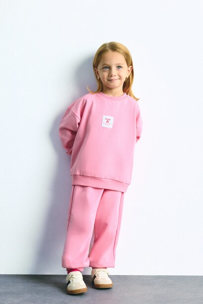 Baby Girl 100% Cotton Long Sleeve Top and Bottom 2-Piece Set