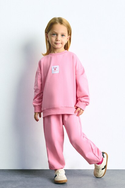 Baby Girl 100% Cotton Long Sleeve Top and Bottom 2-Piece Set