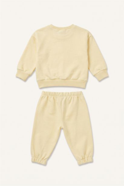 Baskılı 2'li Pijama Takımı Kız Bebek