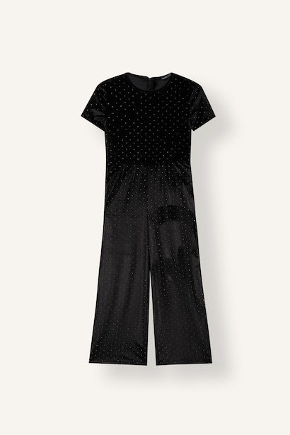 Woman Short Sleeve Jumpsuit
