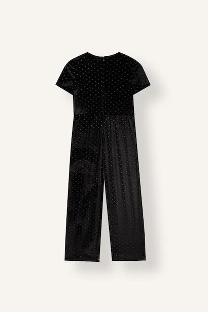 Woman Short Sleeve Jumpsuit