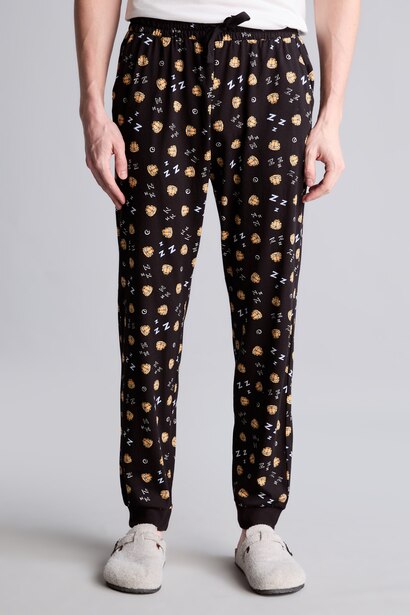 Baskılı New Regular Fit Pijama Takımı