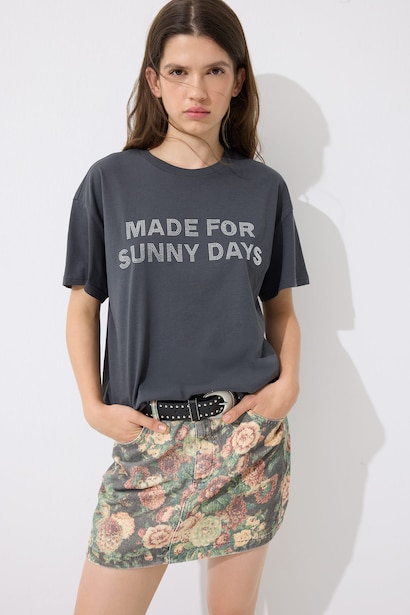 Oversize Fit Short Sleeve T-Shirt