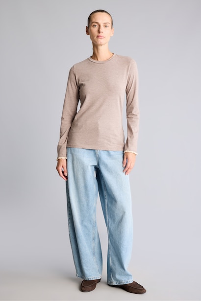 Slim Fit Uzun Kollu Basic Tunik