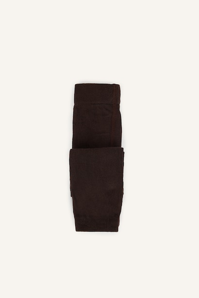 Unisex Düz Külotlu Çorap
